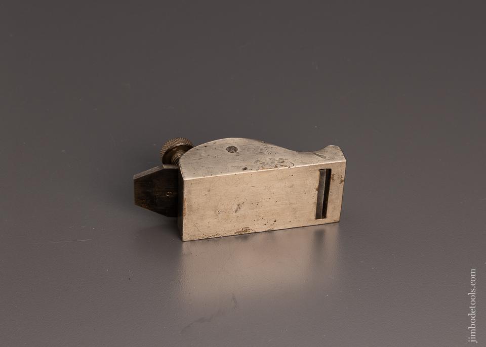 Unusual Nickel Plated Bull Nose Chariot Plane - 97523
