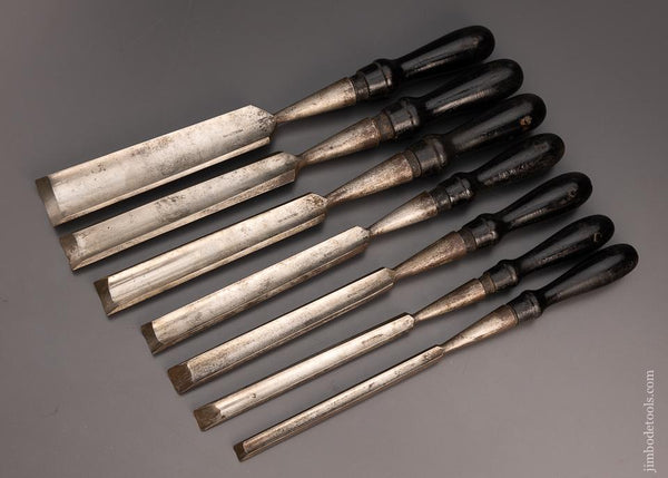 JPH CO. EVERKEEN Set of 7 Socket Firmer Gouges - 97543