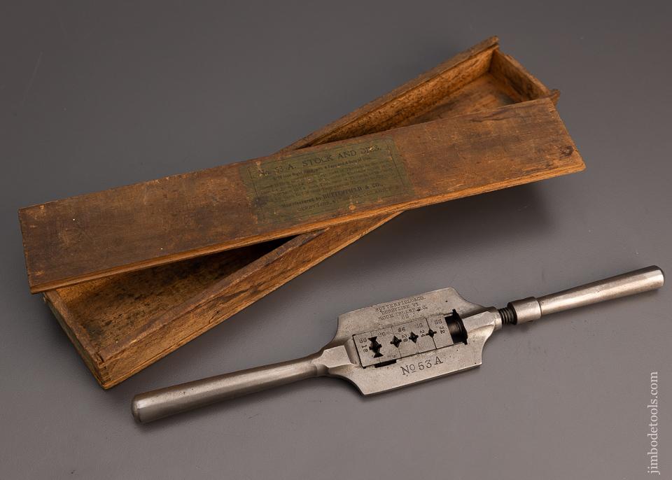 Fine Adjustable Die Stock in Original Box - 97554