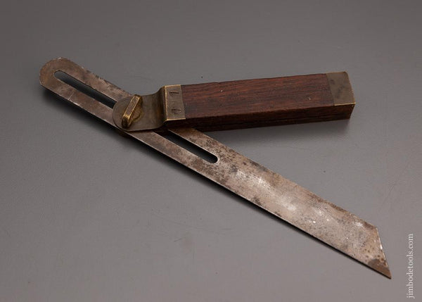 10 Inch Rosewood Sliding Bevel Unmarked - 97560