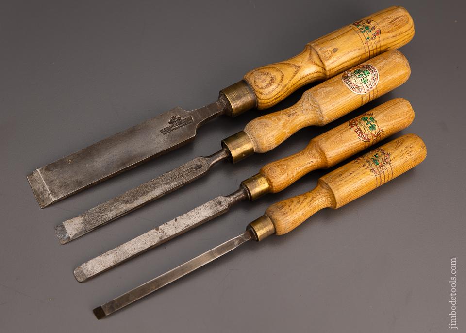 Set of 4 MARPLES Tang Chisels - 97562