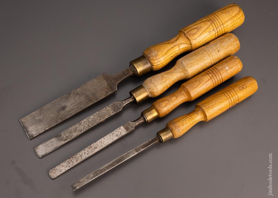 Set of 4 MARPLES Tang Chisels - 97562