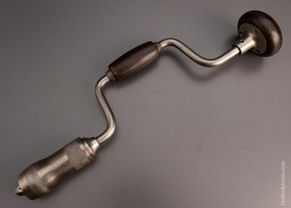 Rare Size 5 Inch MILLERS FALLS BARBER’S PATENT No. 15 Bit Brace - 97583