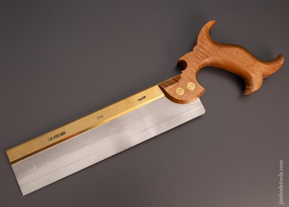 Near Mint Unused LIE-NIELSEN Brass Back Dovetail Saw - 97622