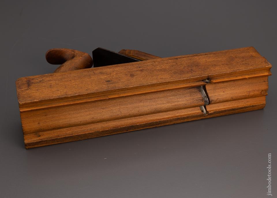 Rare 3 STAR Maker J. BURKE MADISON, IA Cornice Moulding Plane - 97629