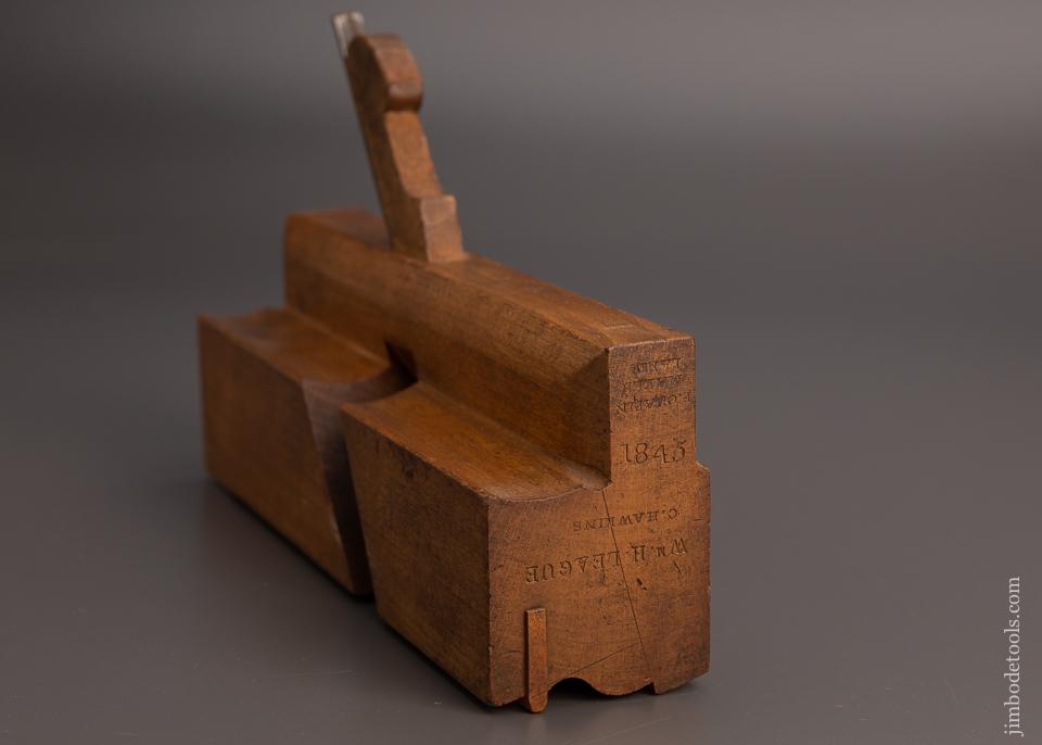 “P. CHAPIN MAKER BALTO” 1845 Dated Complex Moulding Plane Fine - 97662