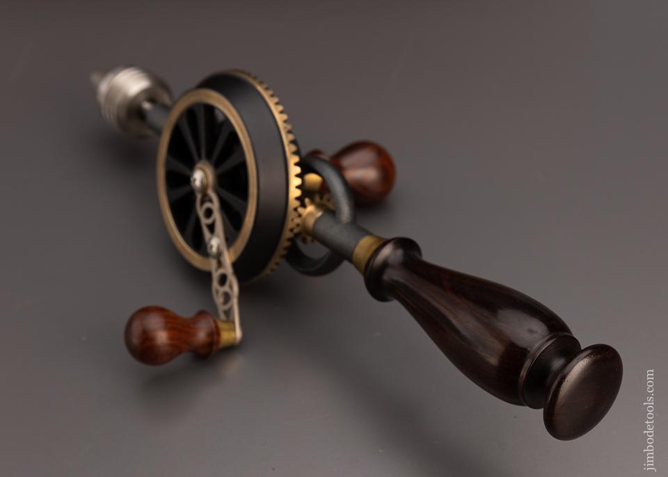 BRIDGE CITY TOOL WORKS 1998 Limited Edition CT-6 Rosewood Hand Drill Mint in Original Walnut Presentation Case - 97664