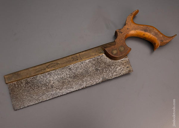 HUGH BROWN & CO. Brass Back Dovetail Saw - 97668