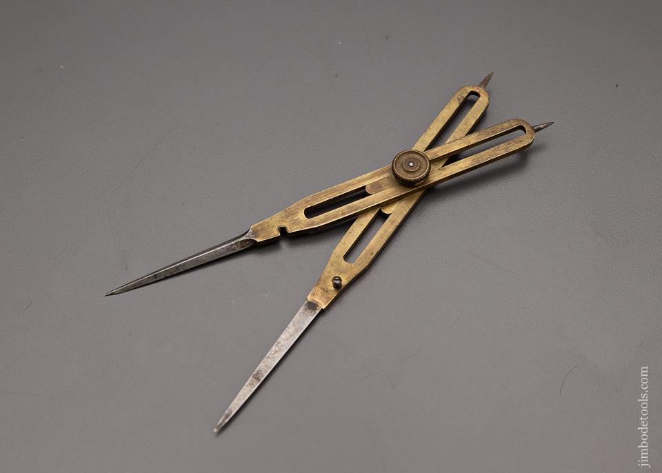 Fine 6 1/2 Inch Proportional Dividers Unmarked - 97675