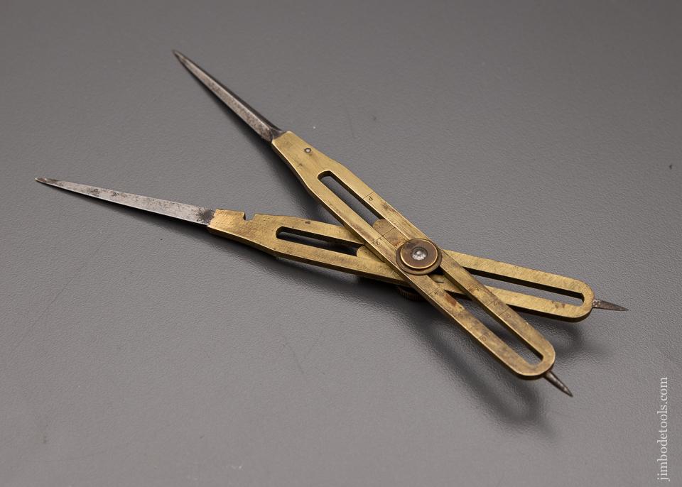 Fine 6 1/2 Inch Proportional Dividers Unmarked - 97675