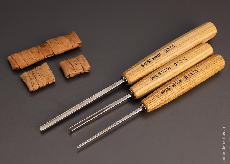 Mint 3 PFIEL SWISS MADE Carving Gouges - 97682