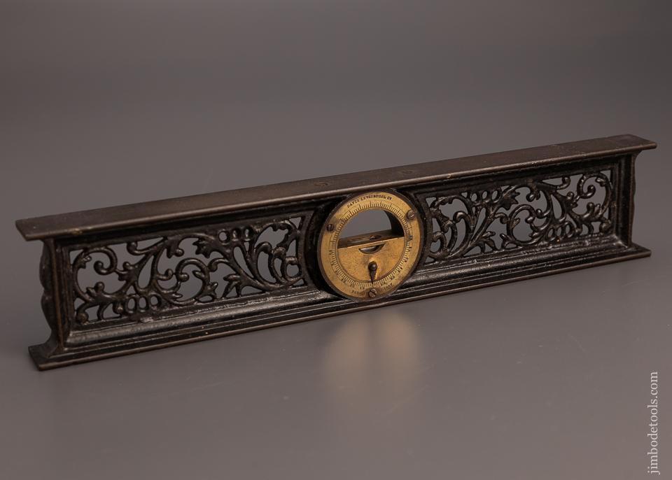 Fine DAVIS 1887 Patent Ornate Inclinometer Level - 97720