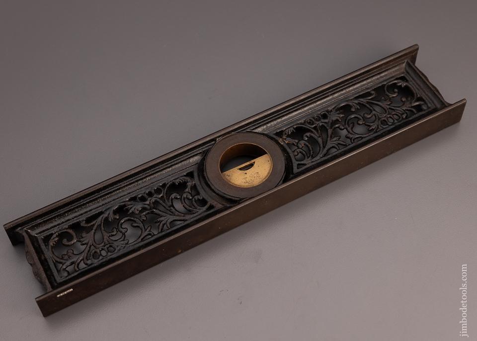 Fine DAVIS 1887 Patent Ornate Inclinometer Level - 97720