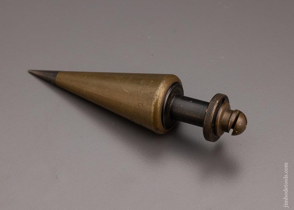 Rare SUVERKROP PATENT Plumb Bob with Integral Reel - 97774