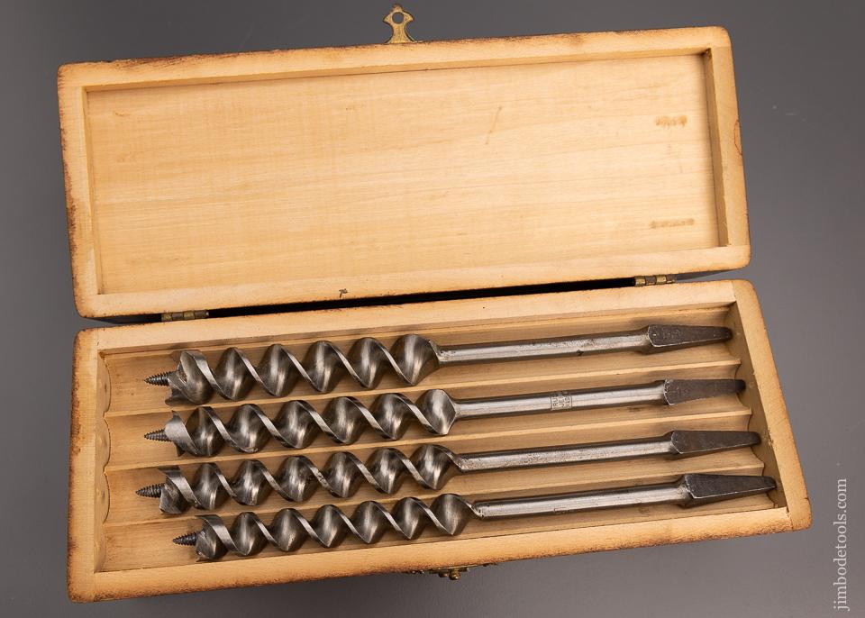 Mint Complete Set of 13 RUSSELL JENNINGS Auger Bits in Original Three Tiered Box - 97784