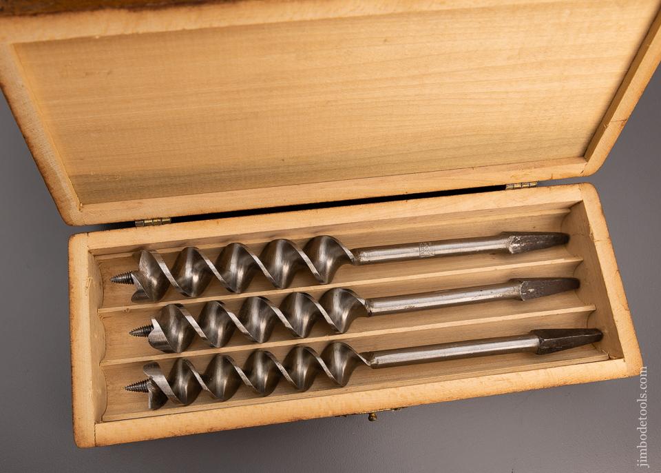 Mint Complete Set of 13 RUSSELL JENNINGS Auger Bits in Original Three Tiered Box - 97784