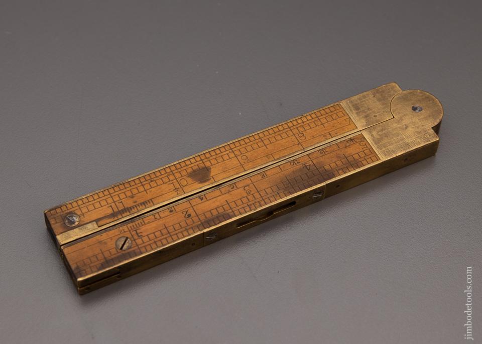Rare STEPHENS & CO. Inclinometer Level & Boxwood Rule No. 36 - 97786