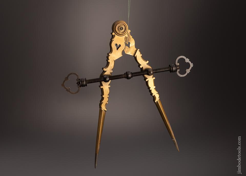 Magnificent Brass & Steel Ornate Dividers by DAVID BROOKSHAW - 97795