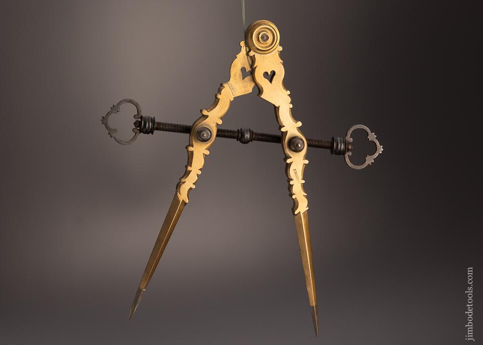 Magnificent Brass & Steel Ornate Dividers by DAVID BROOKSHAW - 97795