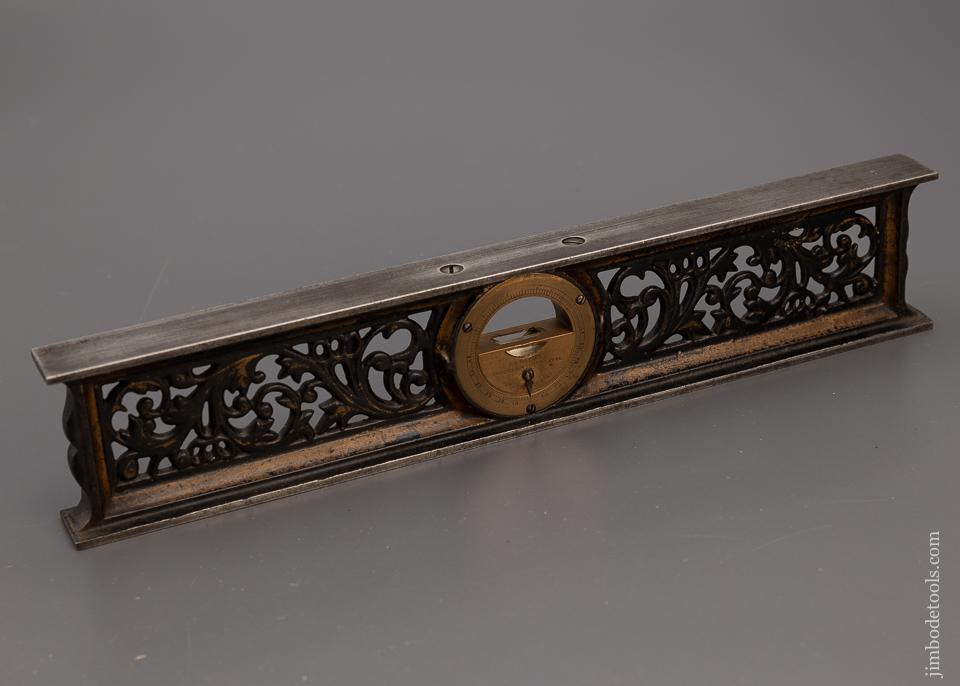 Spectacular DAVIS Ornate Filigris Inclinometer Level 12 Inch - 97802
