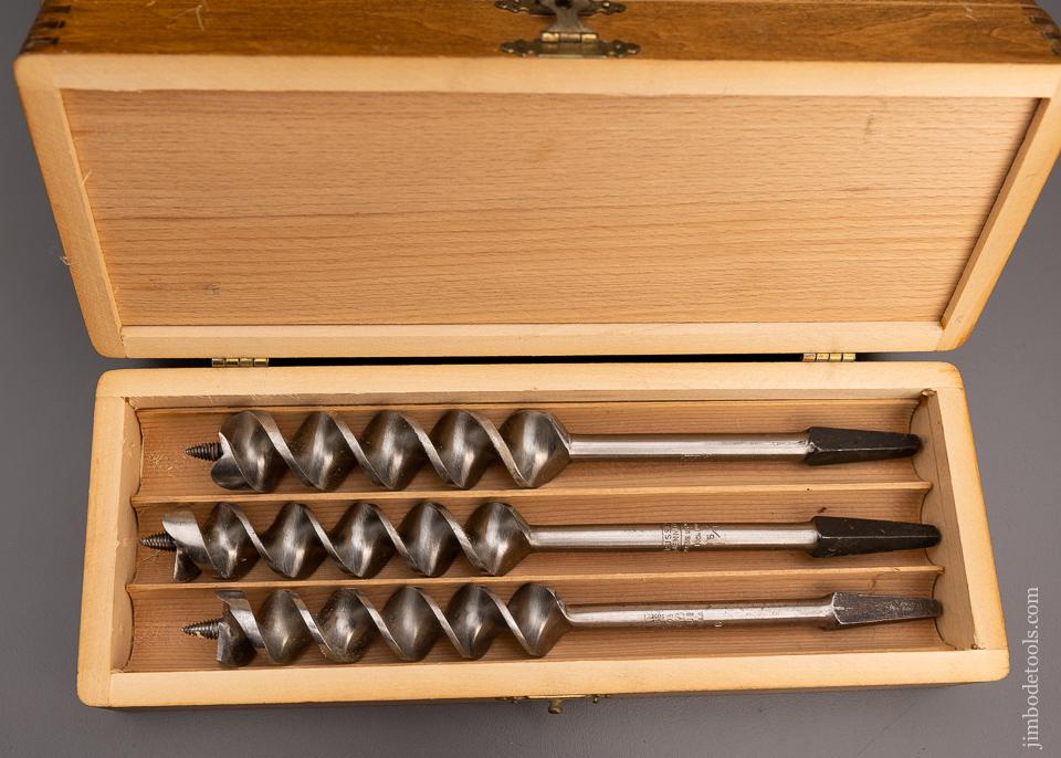 Mint Complete Set of 13 RUSSELL JENNINGS Auger Bits in Original Three Tiered Box - 97815