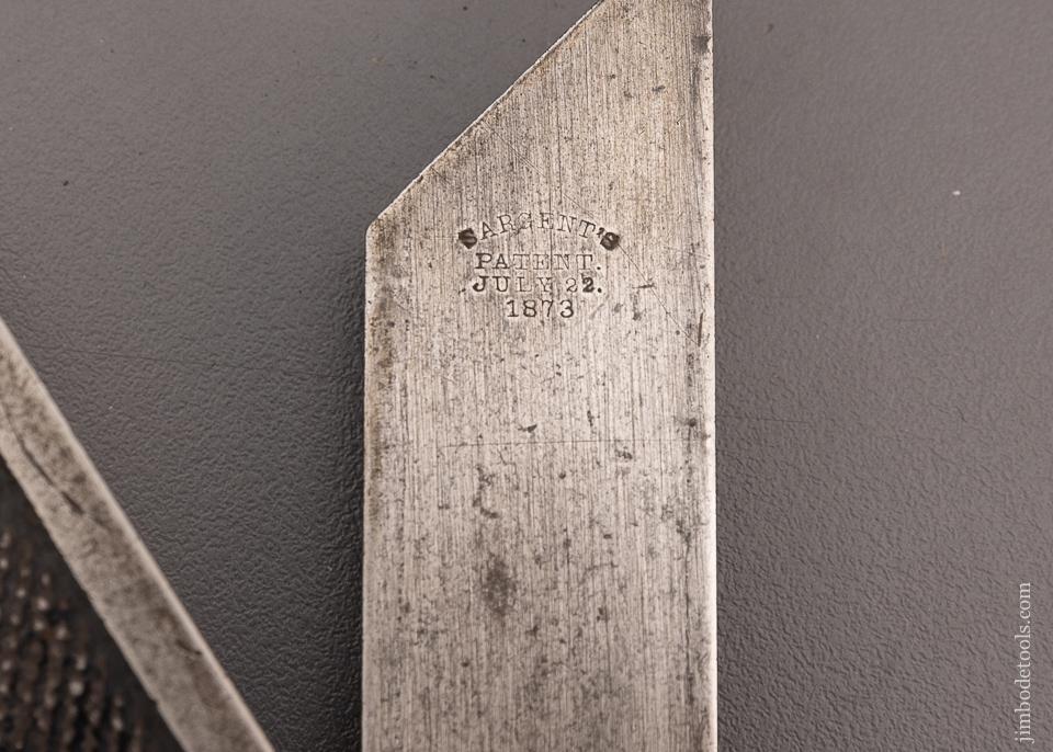 Fine SARGENT PATENT 1873 STANLEY No. 18 Excelsior Bevel Square -  97876