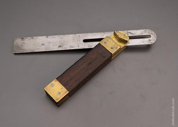HOWARD’S PATENT 1867 Rosewood Bevel Square by STAR TOOL CO. 8 inch Fine - 97878