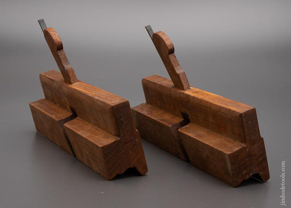 Near Mint Matched Pair 1st & 2nd Cut Sash Moulding Planes - 97887
