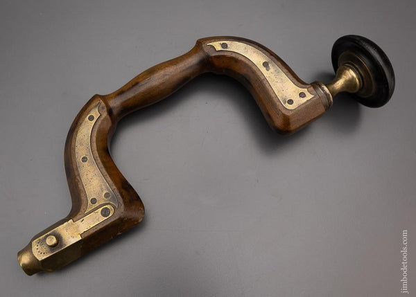 Good User BROWN & FLATHER SHEFFIELD Plated Bit Brace - 97888