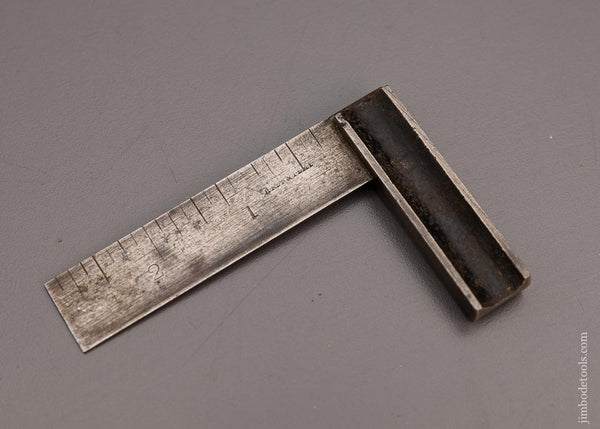 Rare 3 Inch DISSTON & MORSS Try Square - 97902