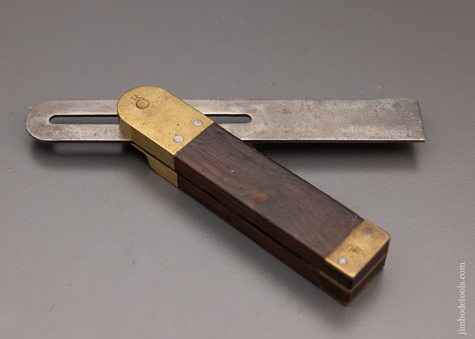 HOWARD’S PATENT 1867 Rosewood bevel Square by STAR TOOL CO. 6 Inch Fine - 97906