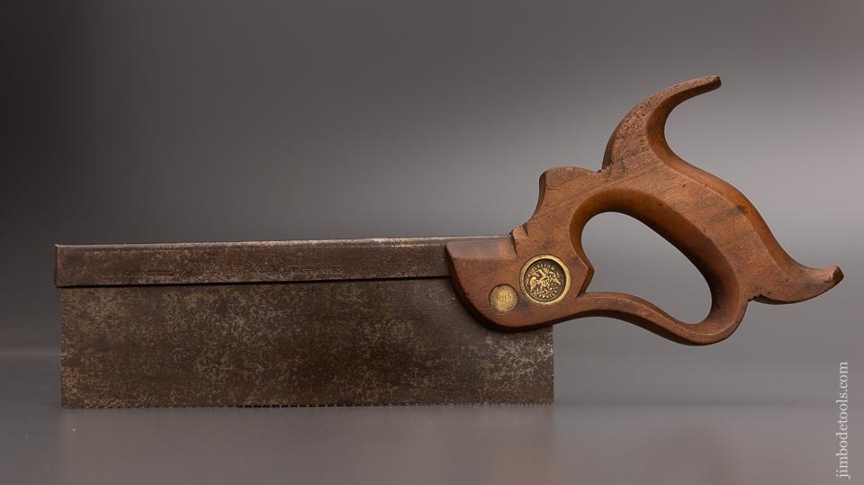 Rare and Fine DISSTON DOUBLE EAGLE 8 Inch Dovetail Saw - 97908