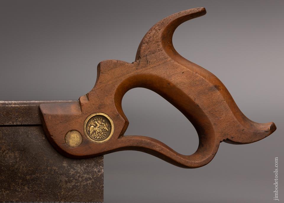 Rare and Fine DISSTON DOUBLE EAGLE 8 Inch Dovetail Saw - 97908