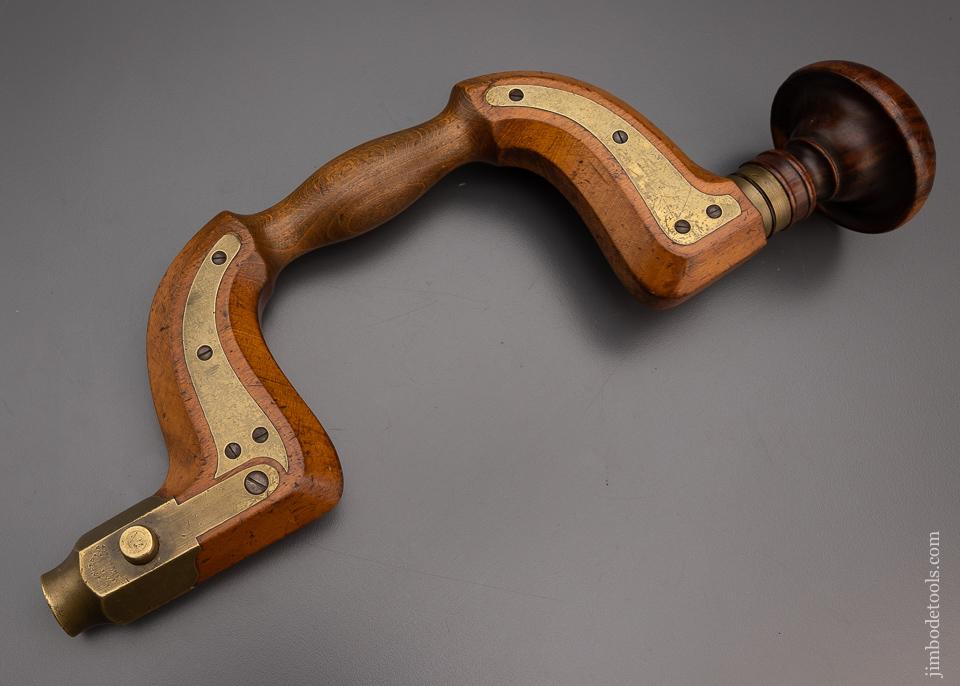 Fine F. WALTERS Plated English Beech Bit Brace - 97916