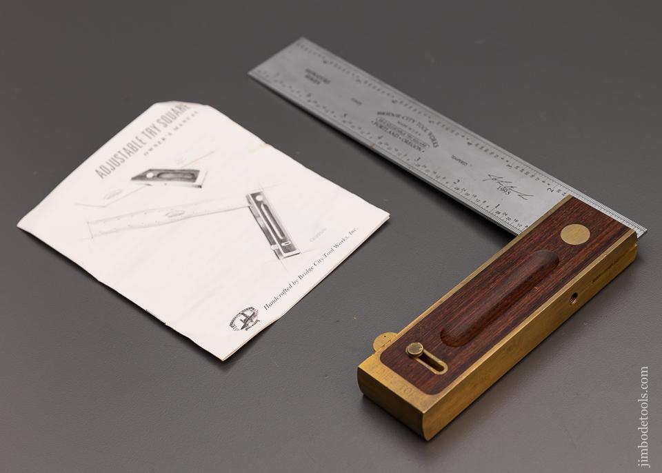 BRIDGE CITY TOOL WORKS AS-9 Adjustable Try Square - 97922