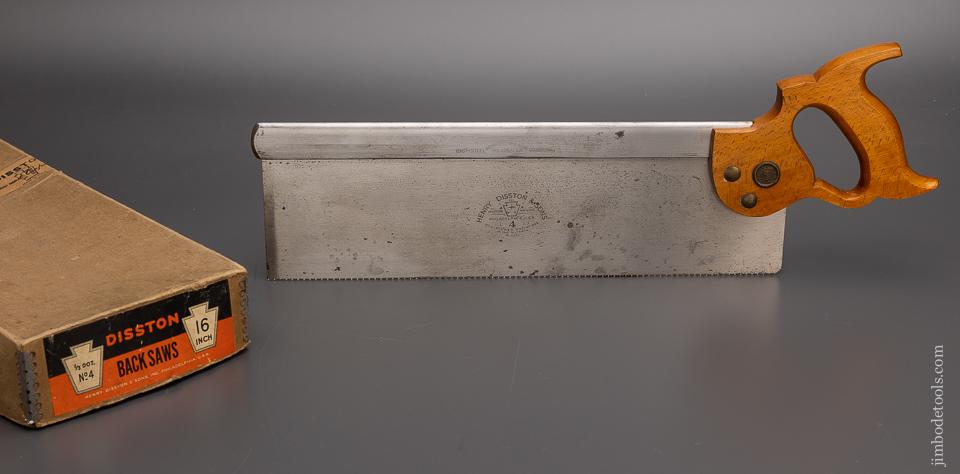 DISSTON No. 4 Carcass Saw Mint in Box! - 97932