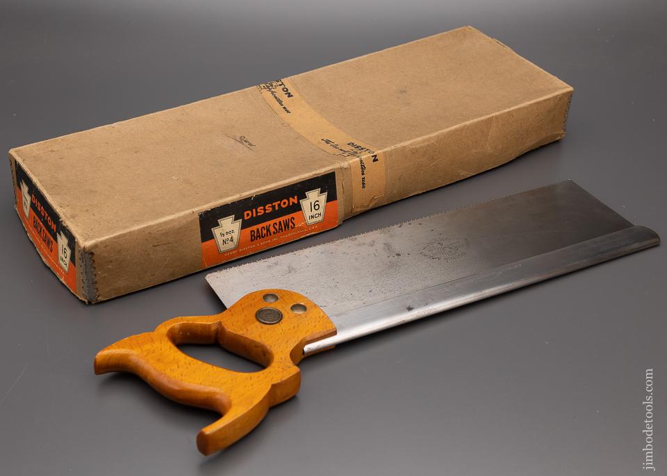 DISSTON No. 4 Carcass Saw Mint in Box! - 97932