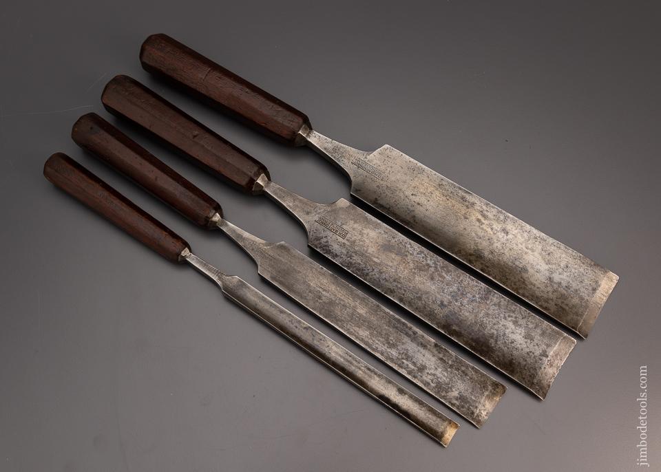 Fabulous D.R. BARTON Set of 4 Large Gouges - 97934