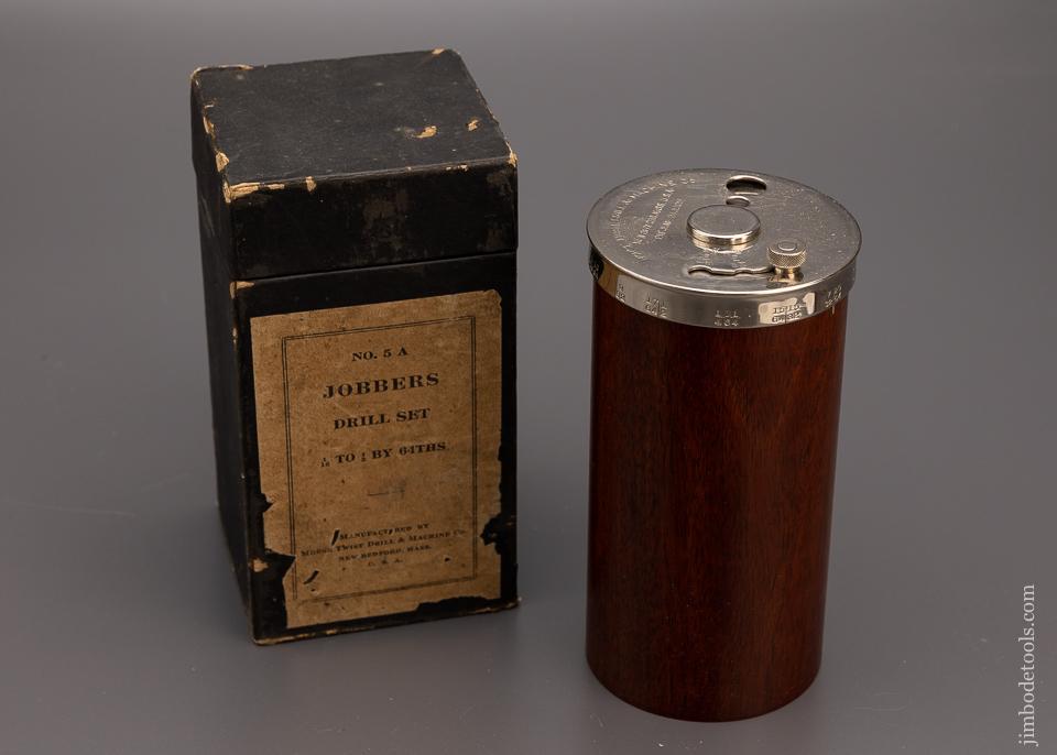 Stunning MORSE Twist Drill Mahogany Drill Index Mint in Box! - EXCELSIOR 97943
