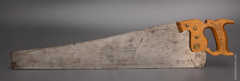 Bright, Shiny BLACK DIAMOND No. 705 Hand Saw - 97956