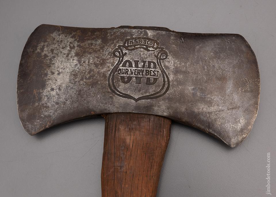 Awesome H.S.B. CO. Embossed Double Bevel Axe O.V.B. - 97969