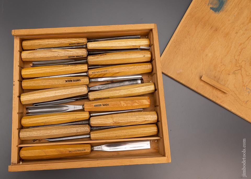 Mint Set of 15 PFEIL SWISS MADE Carving Tools - 97979