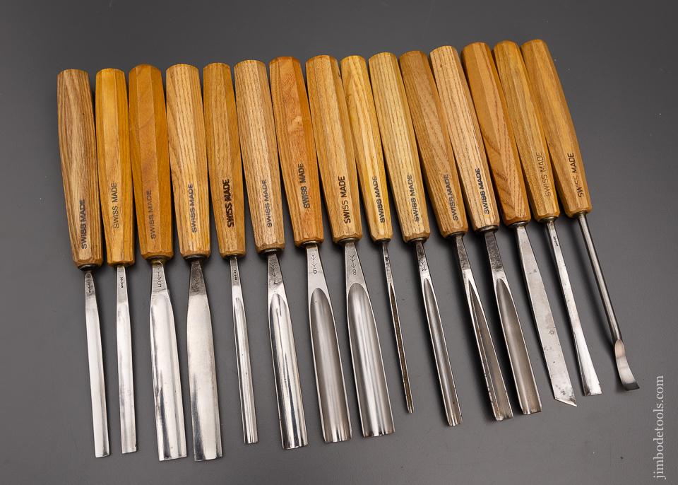 Mint Set of 15 PFEIL SWISS MADE Carving Tools - 97979
