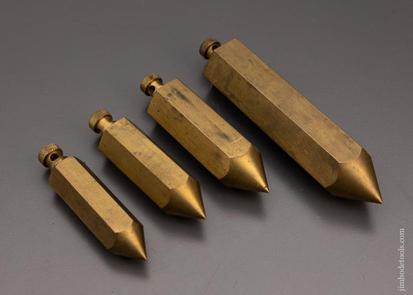 Graduated Set of 4 Plumb Bobs - 97980