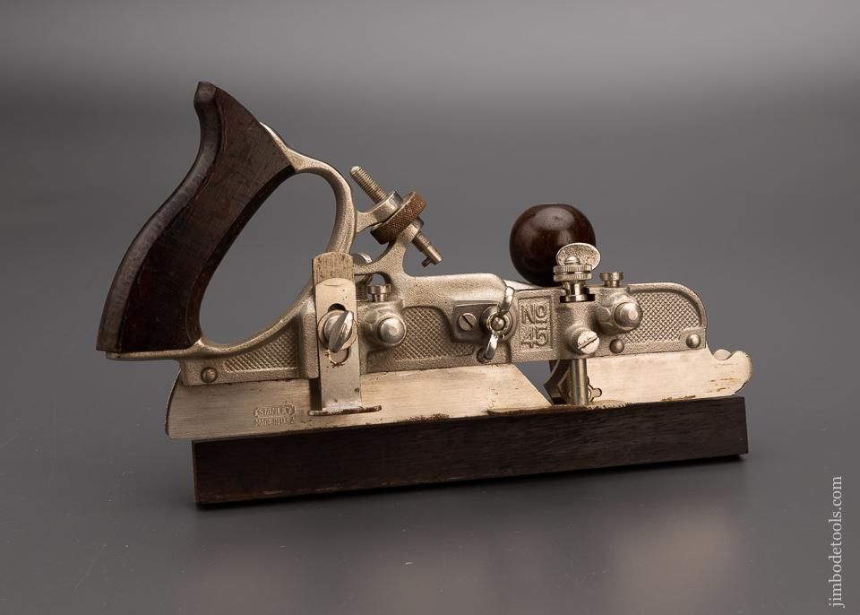 STANLEY No. 45 Combination Plane 100% COMPLETE in Original Box - 97988