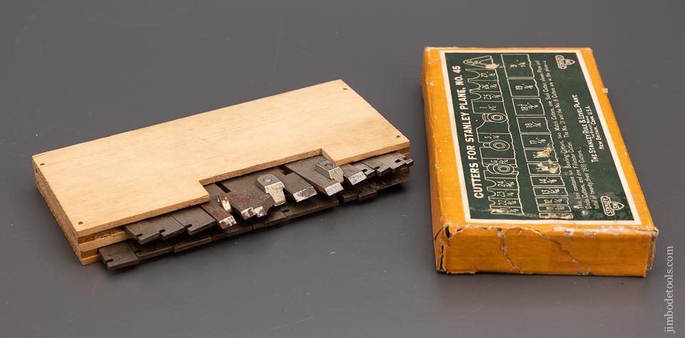 STANLEY No. 45 Combination Plane 100% COMPLETE in Original Box - 97988