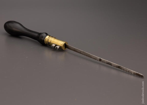 Beautiful Solid Ebony English Pad Saw - 97995