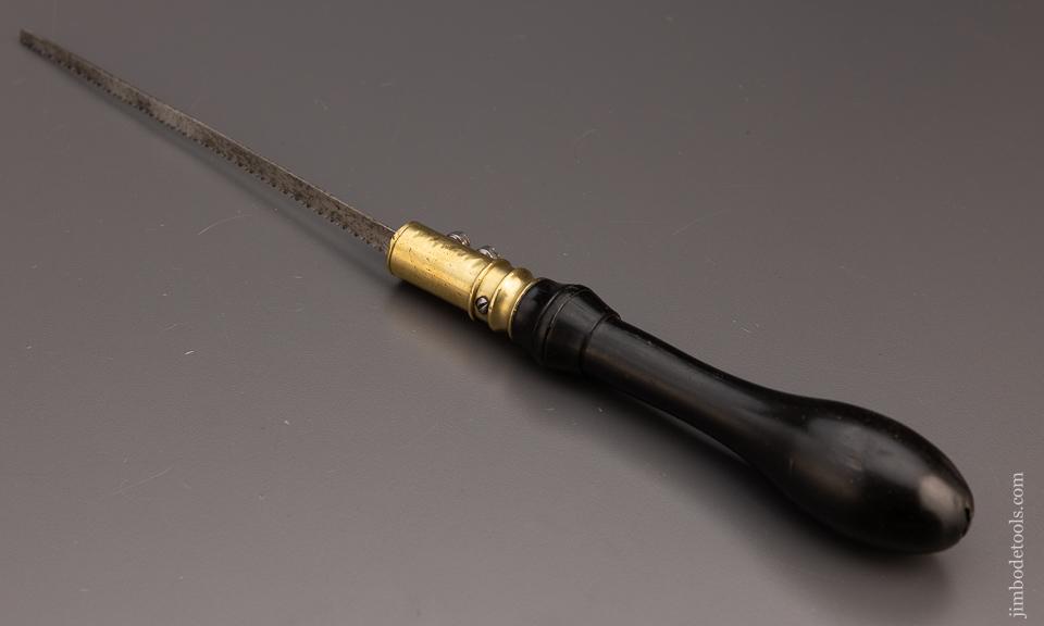 Beautiful Solid Ebony English Pad Saw - 97995