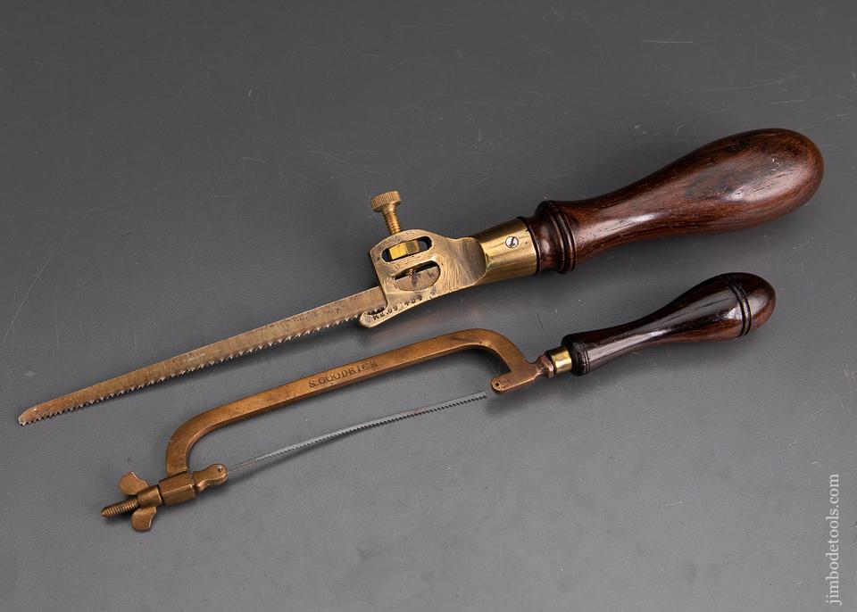 Two Lovely Rosewood & Brass Saws EXTRA FINE - EXCALIBUR 97
