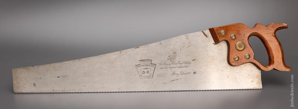 Extra Fine DISSTON No. D-8 Hand Saw - 98014